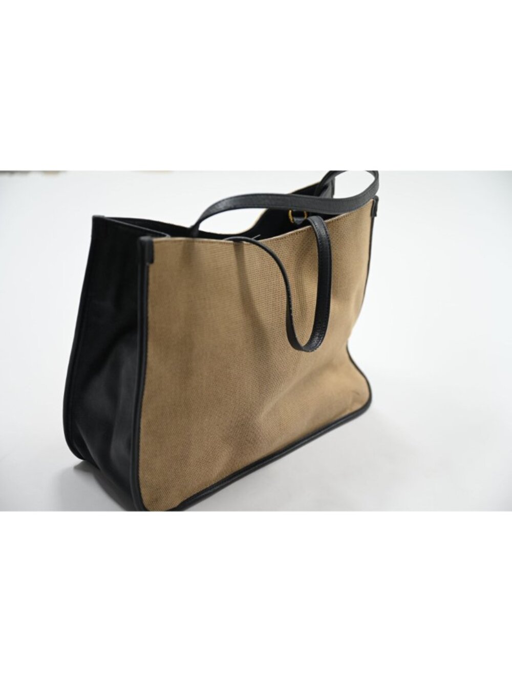 Gucci Horsebit 1955 Tote Canvas and Leather Bag in Beige - Picture 2 of 11